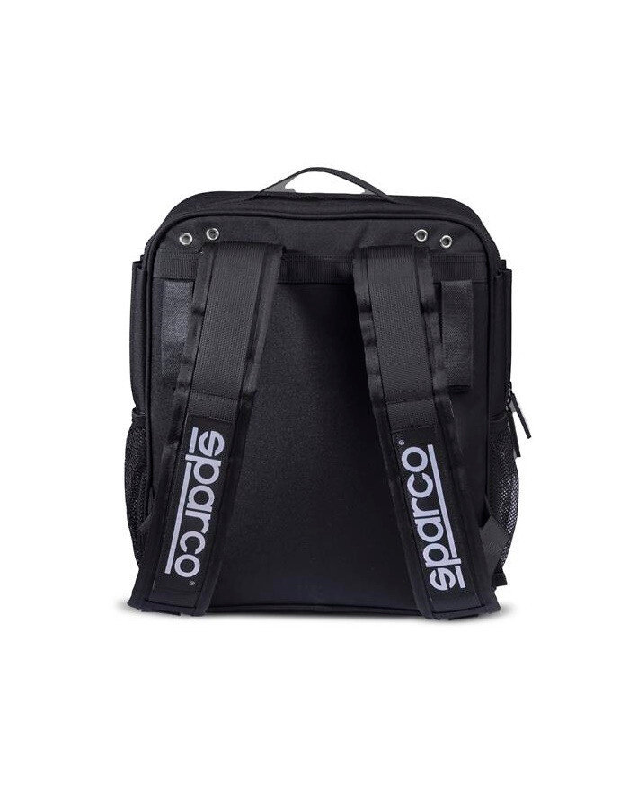 Sparco Co-Driver Plus Backpack Bag Multiple Storage Pockets Black