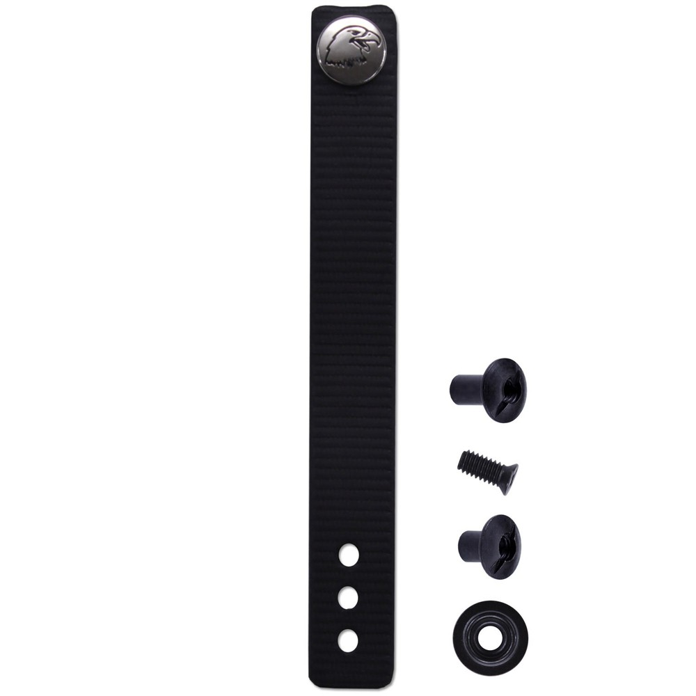 Soft Belt Loops (IWB/OWB) - Black with Unique Snap Closures & Mounting Hardware