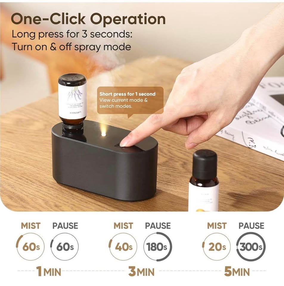 Waterless Essential Oil Diffuser for home