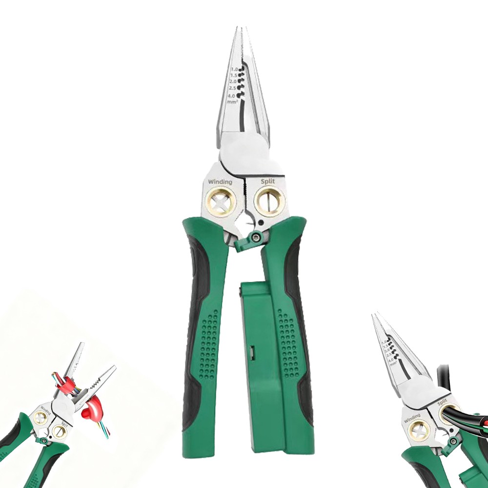 8 in 1 Wire Stripper with Voltage Tester Multi-function Electric Wire Stripping