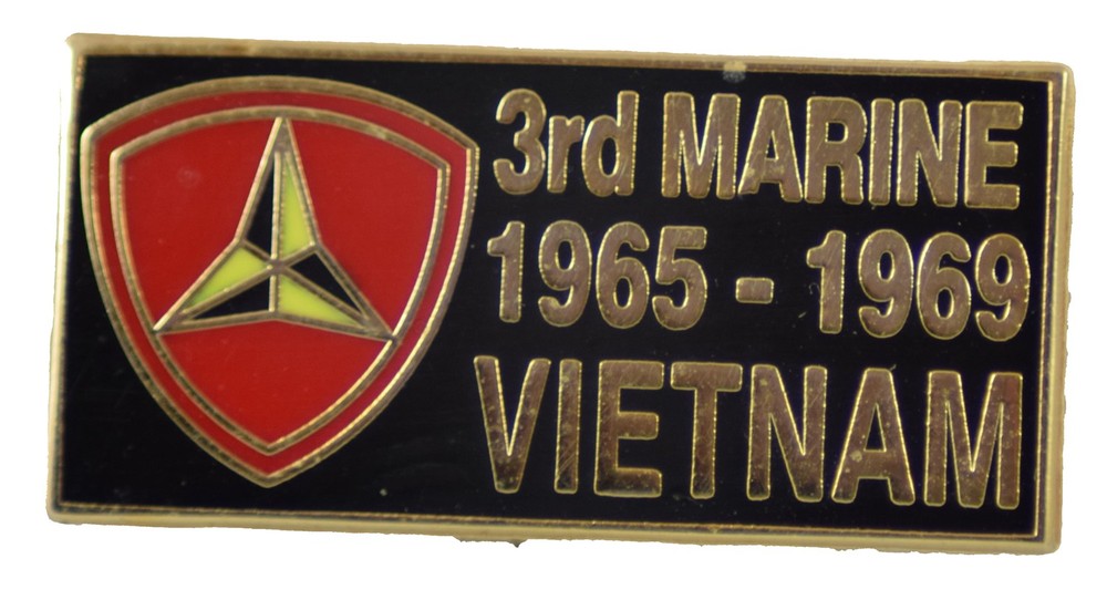 3rd Marine Division Vietnam Hat Pin