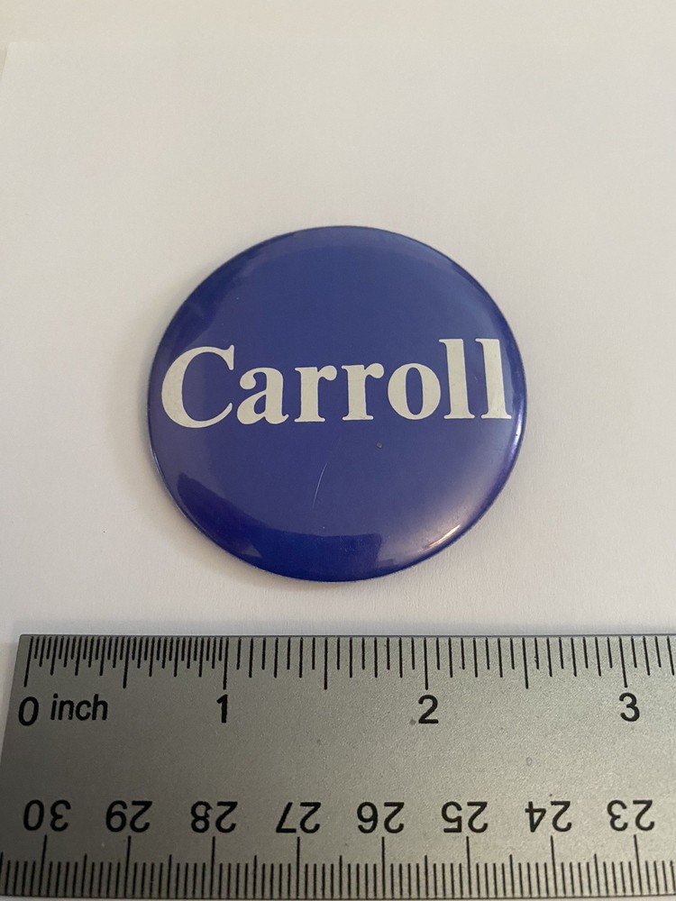 Howard Carroll Chicago Pin Back Button P188
