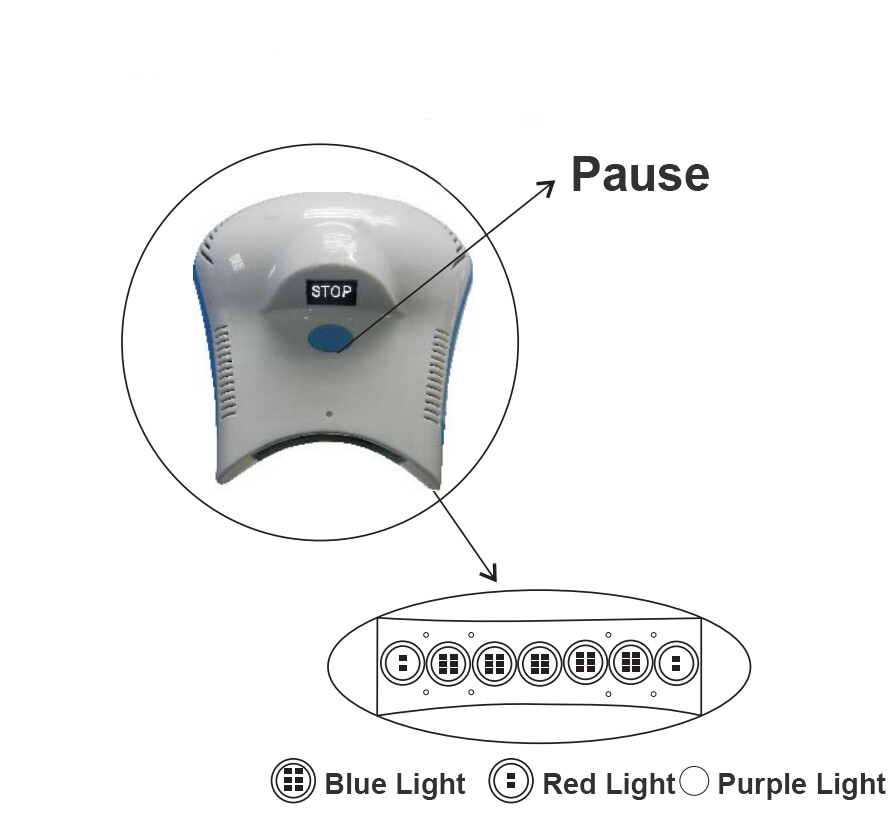 Dental Mobile Teeth Whitening Lamp Machine,Bleaching Accelerator Cold LED Light