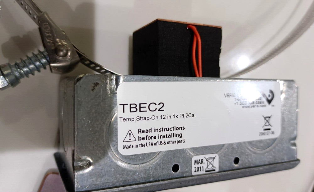 TBEC2 Veris Industries Temperature Sensor
