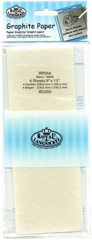 White Transfer Paper 9"X13" 4/Pkg