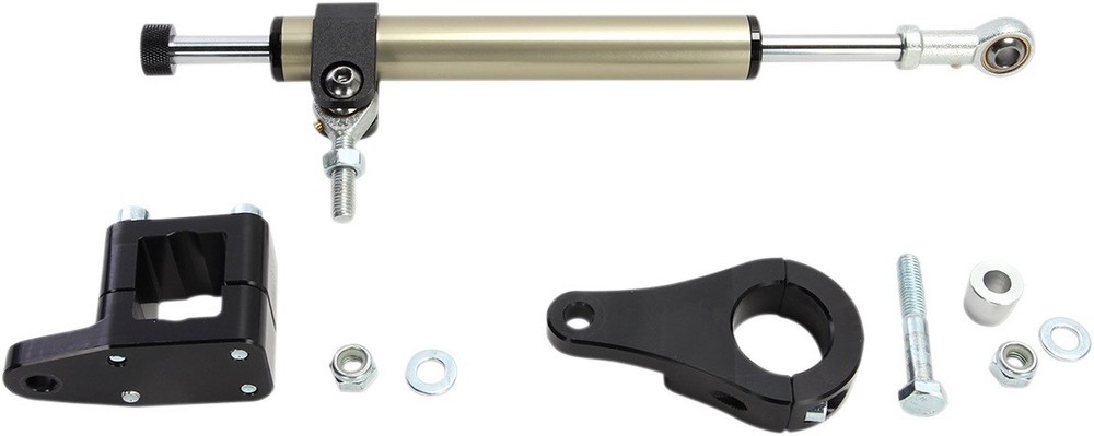 Moose BTS-S543-BK Steering Stabilizer - Black - 7-Way