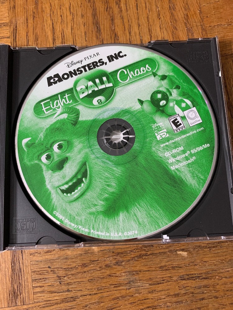 Monsters Inc 8 Ball Chaos PC Game