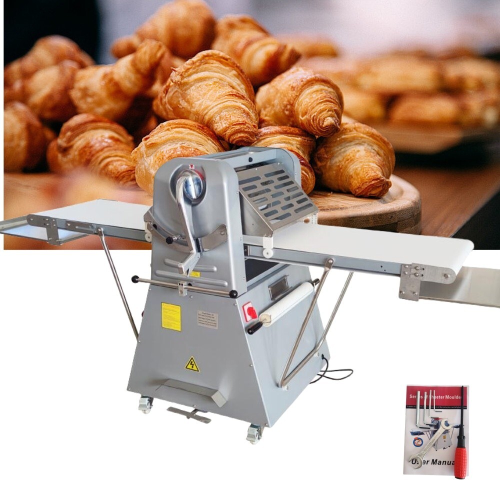 Vertical Danish Pastry Machine Cake Maker Bakery & Dough Press Roller 110V