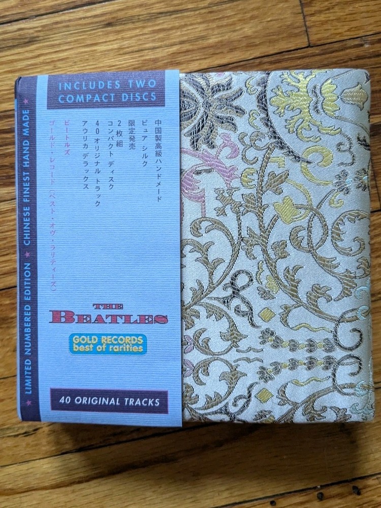 THE BEATLES 2 CD set - Chinese-import, REAL 100% SILK