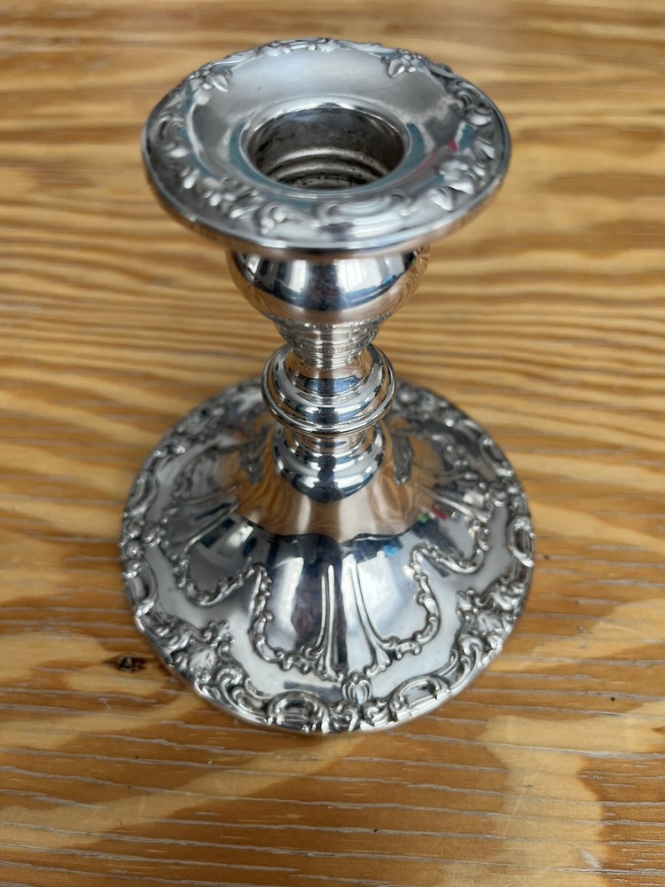Vintage Gorham Silver Plated Candle Holder