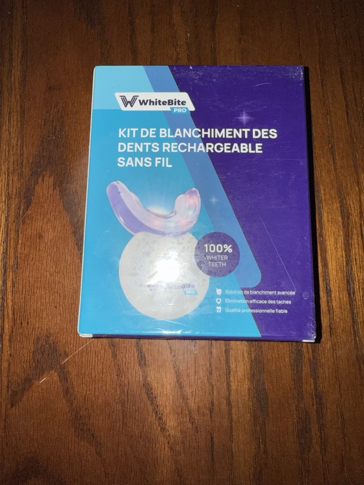 NEW Whitebite PRO WIRELESS RECHARGEABLE TEETH WHITENING KIT