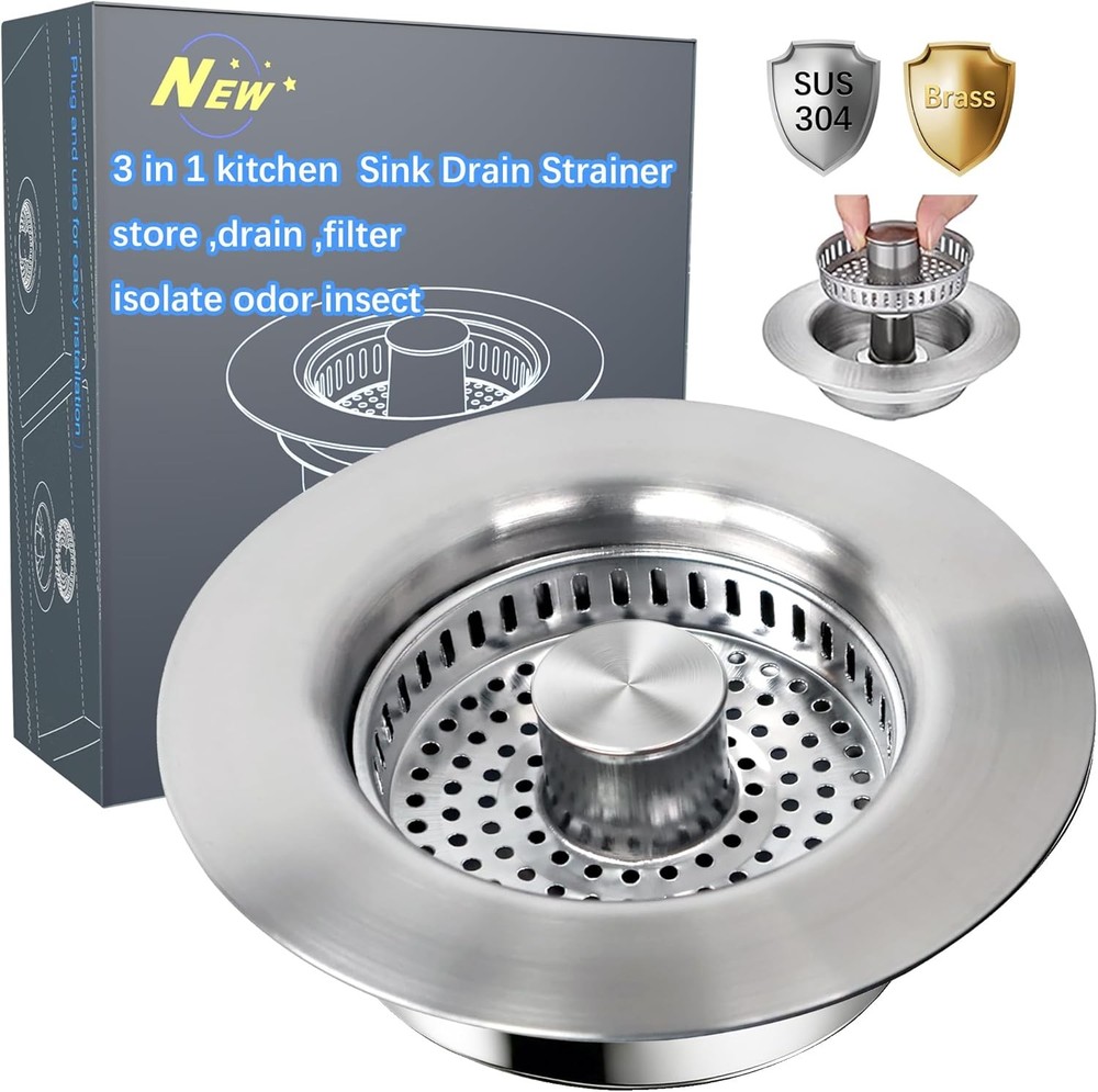 Sink Drain Strainer - Sink Sper for Kitchen Drain, 1 Kitchen Sink Drain