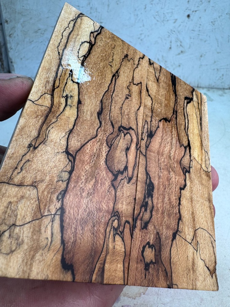 Stabilized Spalted Maple Knife Scales | SSM 234