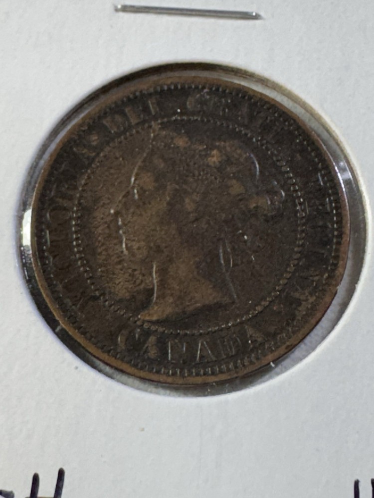 1900-H Canada Large Cent Bronze Coin
