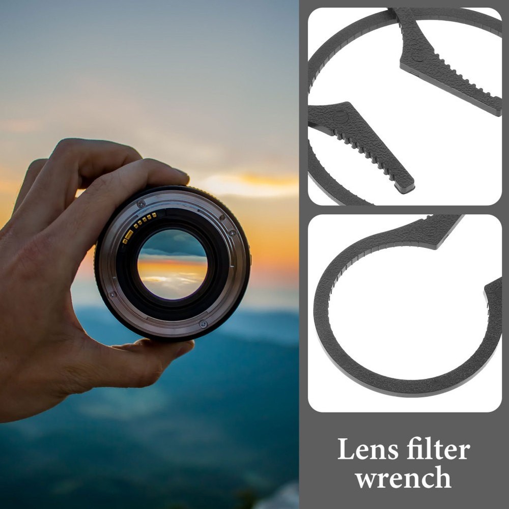 4 Pcs Camera Lens Repair Kit Tools Lash Applicator Filter Wrench