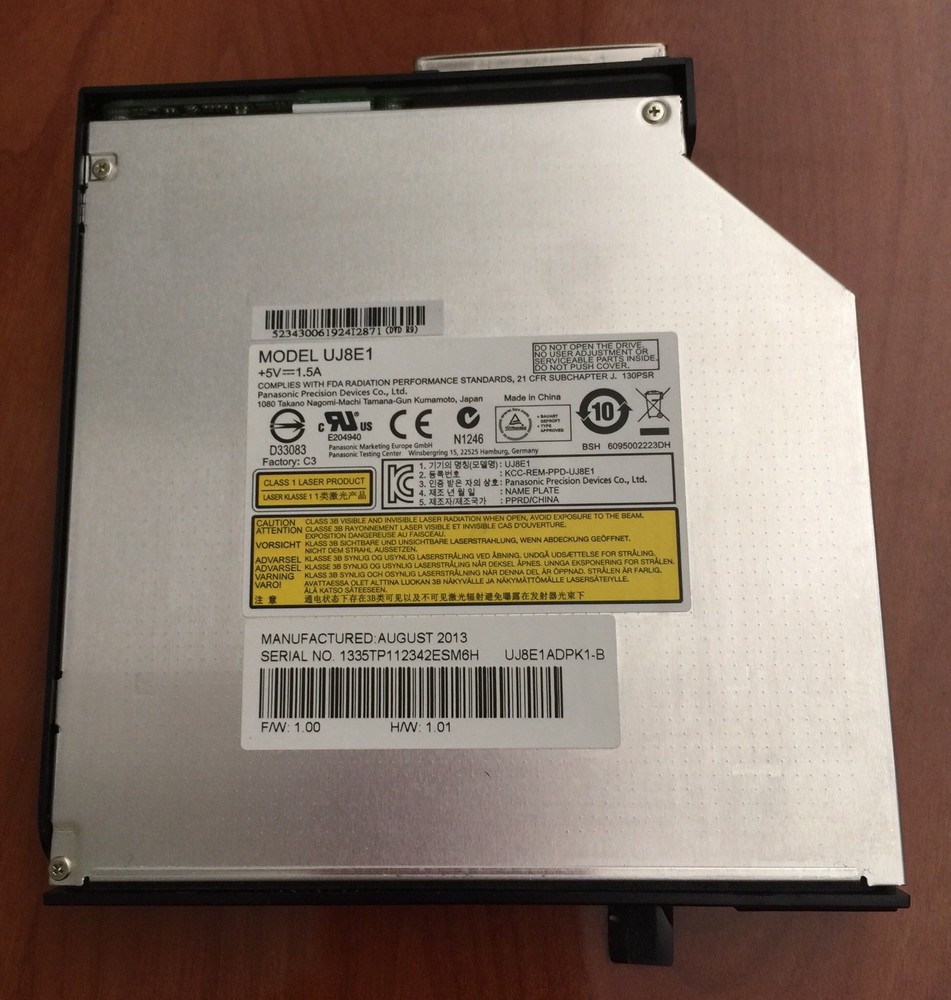 Getac B300 DVD-RW With Smart Card Reader