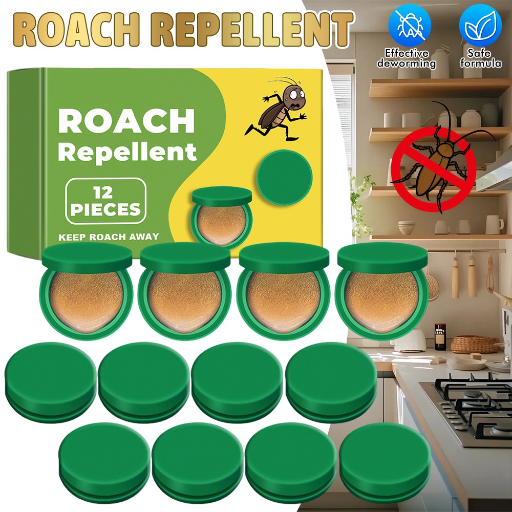 12/24PCS Cockroach Trap Roach Killer Indoor for Roach Ants Spiders Bugs Beetles