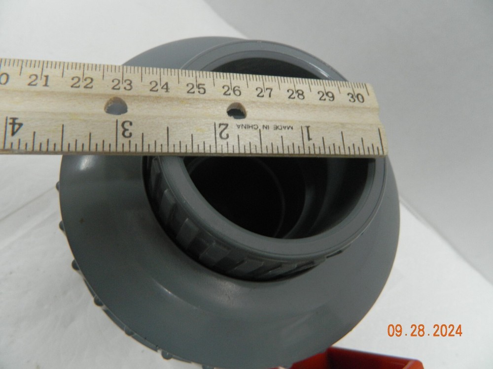 CHEMKOR CPVC 2'' BALL VALVE PLASTIC