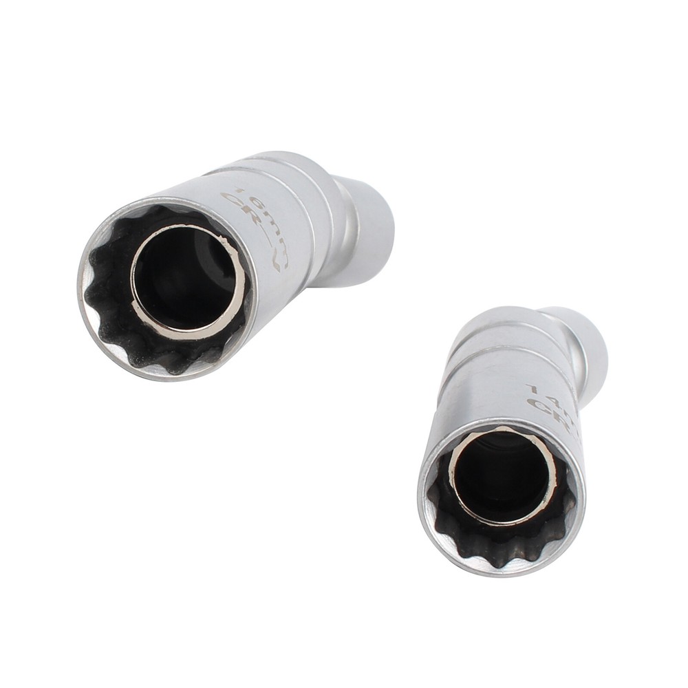 14MM 16MM Thin Wall Magnetic Swivel Spark Plug Socket 12-Point Removal Tools