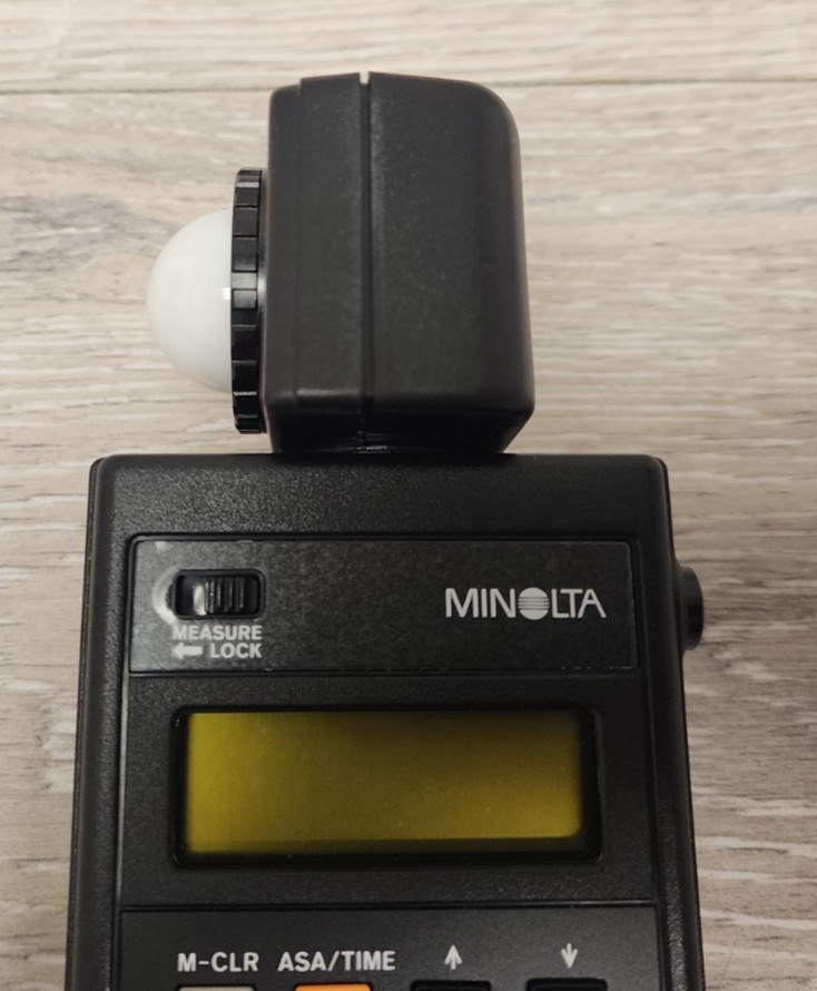 Minolta Auto Meter III 3 Handheld Light Exposure Meter With Case Tested Working