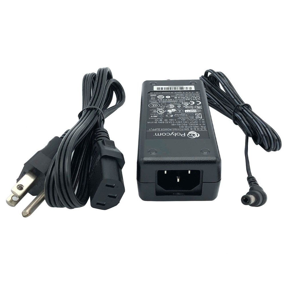 Genuine Polycom AC Power Adapter for Polycom SoundStation IP 5000 6000 7000