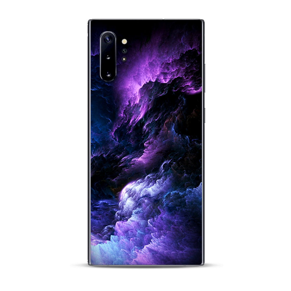 Skins Decal Wrap for Samsung Note 10 Plus purple storm clouds