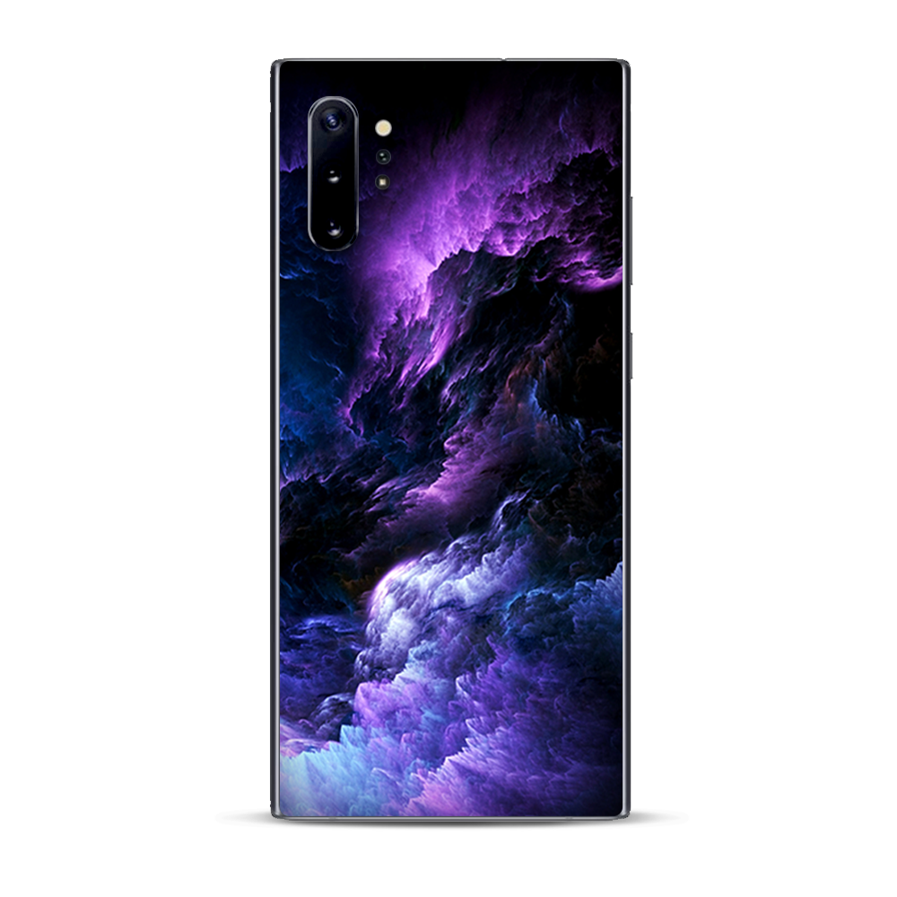 Skins Decal Wrap for Samsung Note 10 Plus purple storm clouds