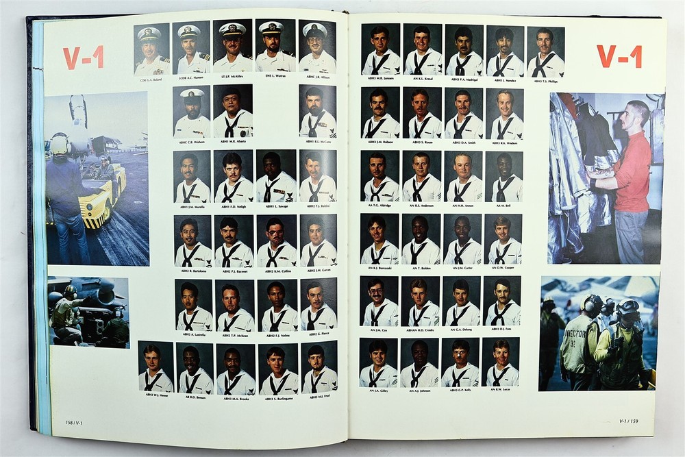 USS Enterprise (CVN-65) 1984 1985 Westpac Deployment Cruise Book