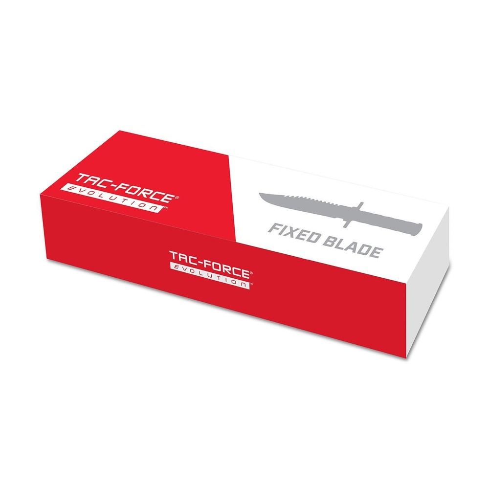 Dagger | 5.75" Blade Tac-Force EVOLUTION Black Military Combat Tactical + Sheath