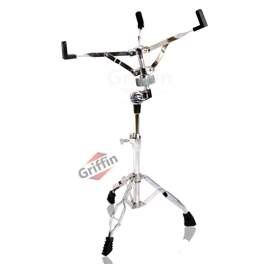 Complete Drum Hardware Pack 6 Piece Set by GRIFFIN | Full Size Percussion Stand