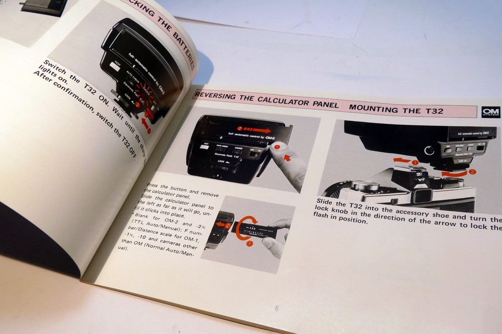 Olympus T32 OM system Guide Manual Instructions (EN)