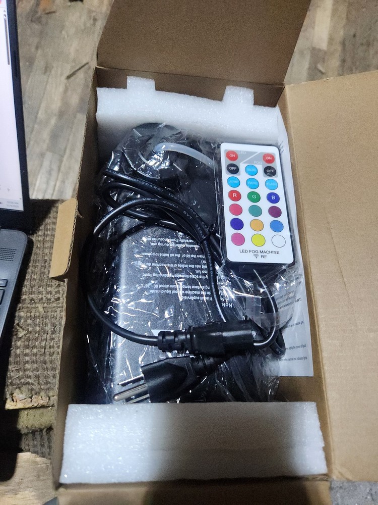 Fog, Smoke, Light Machine with 72 LED Lights Effect, Fully Remote, New