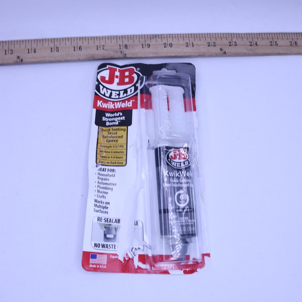 J-B Weld KwikWeld 0.1 oz. Epoxy Syringe