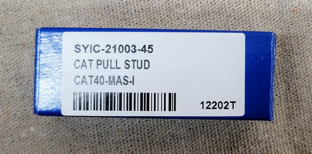 Techniks SYIC CAT40 21003-45 Pull Stud CAT40-MAS-I NEW