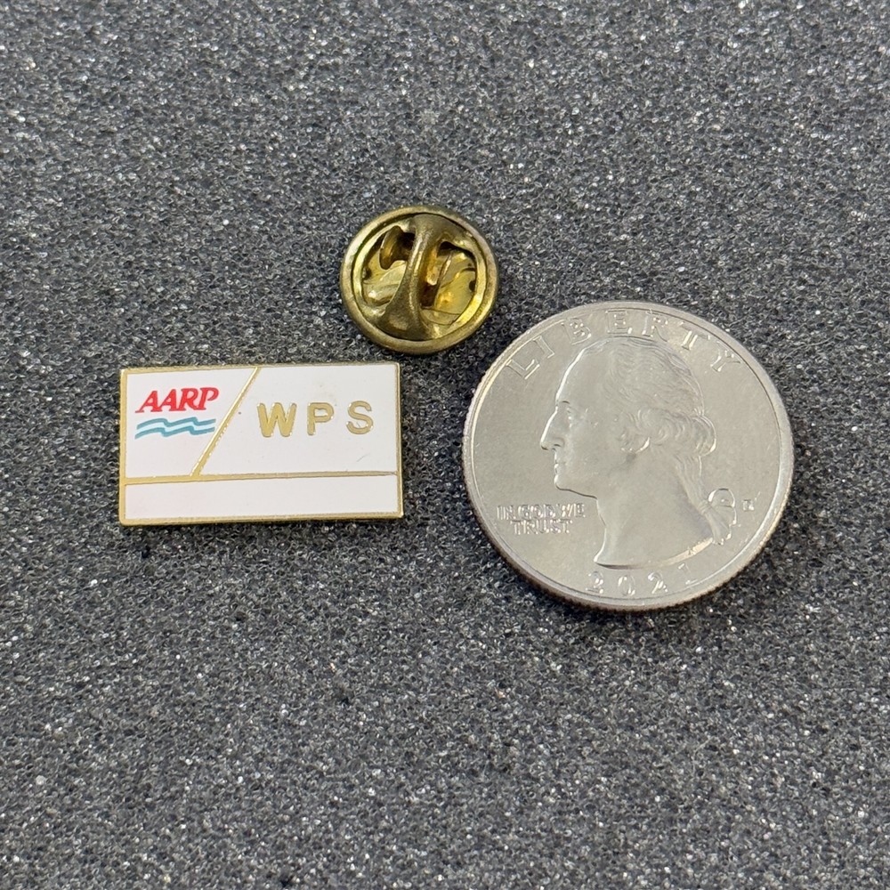 AARP WPS Widowed Persons Services Pin Pinback #48668