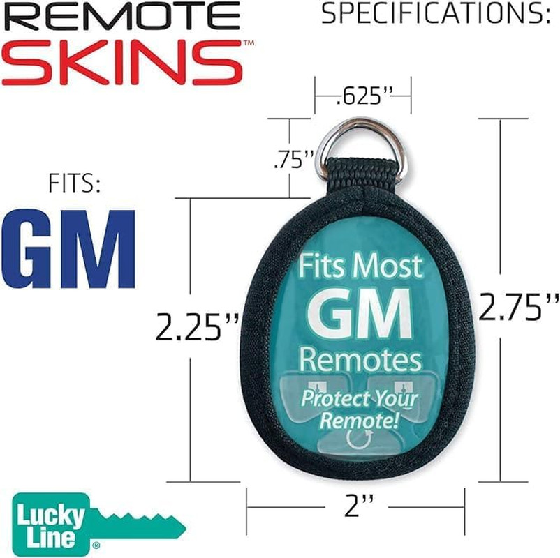 Flexible Remote Skin, GM Models, 1 Pack (48901) , Black