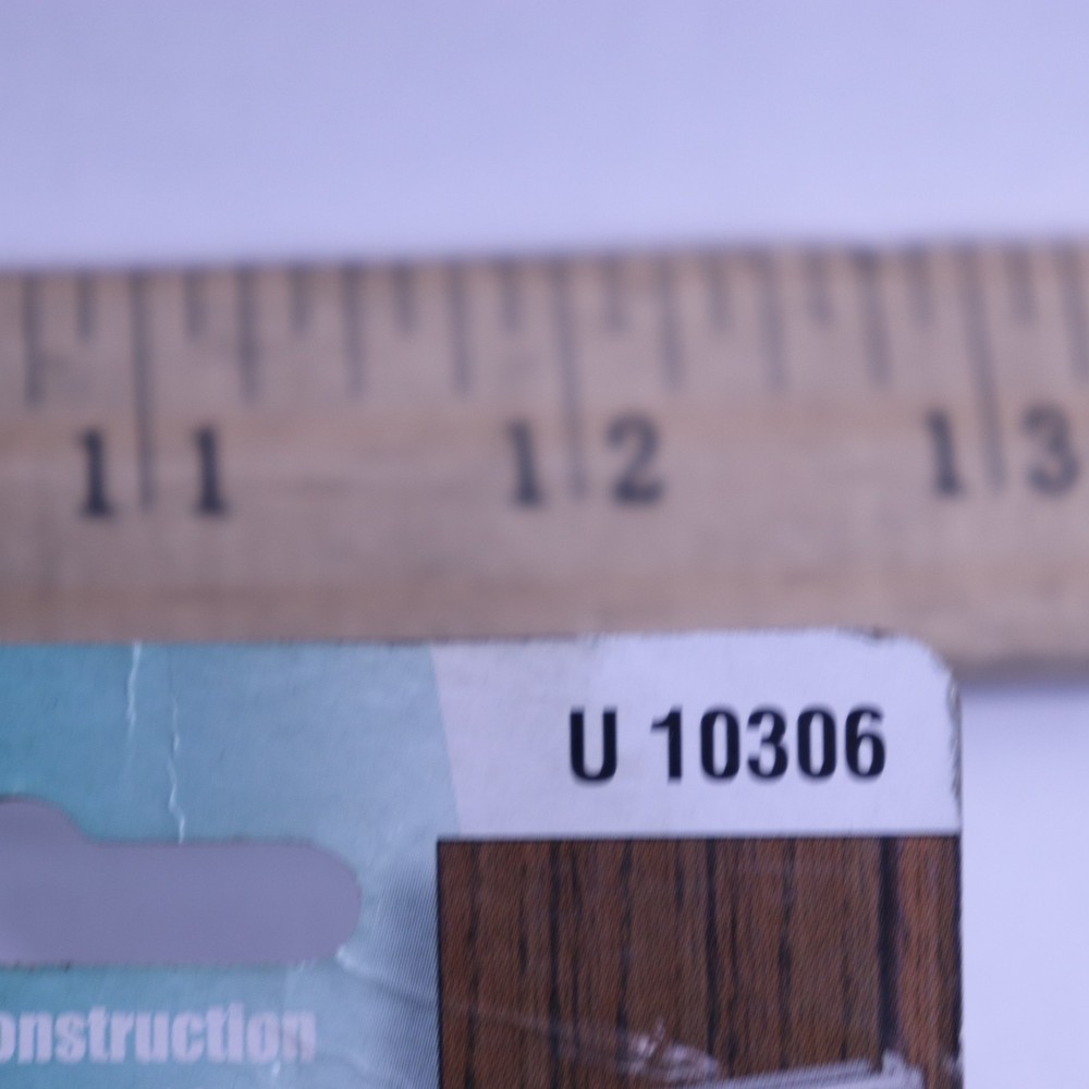 Prime-Line Surface Bolt, 4 in., Solid Brass Construction, Satin Nickel Finish