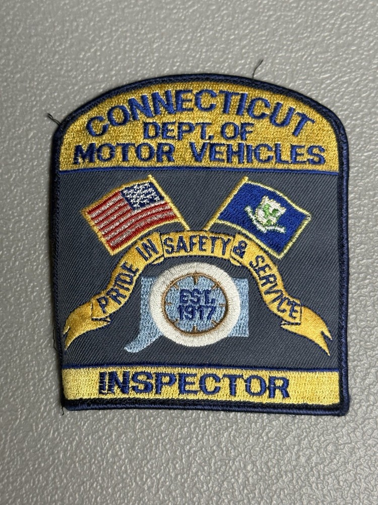 Connecticut Dept of Motor Vehicles Inspector Patch