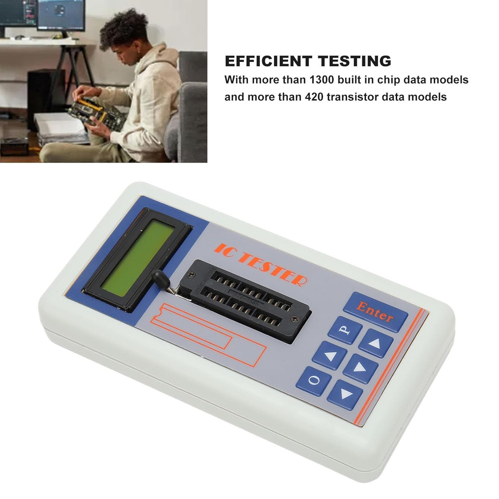 Integrated Circuit IC Tester, IC Transistor Capacitor Meter Digital Integration