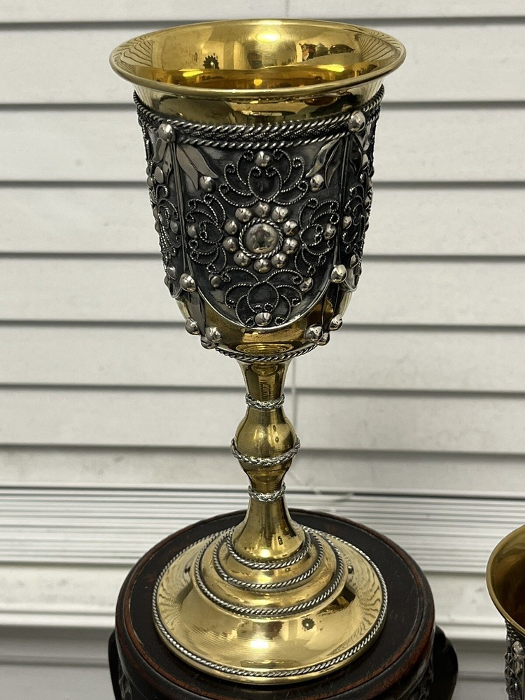 Kiddush Filigree Goblets
