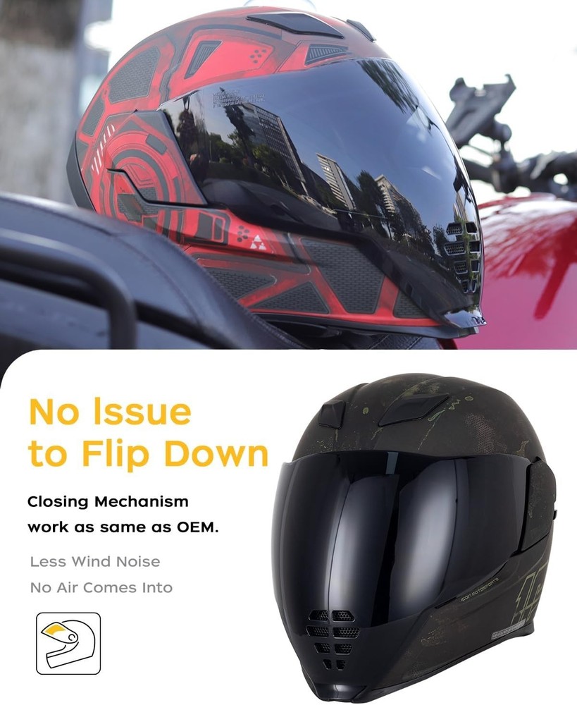 Visor Face Shield Replacement, IC-06 Visors Shield Compatible with IC-06 UV P...