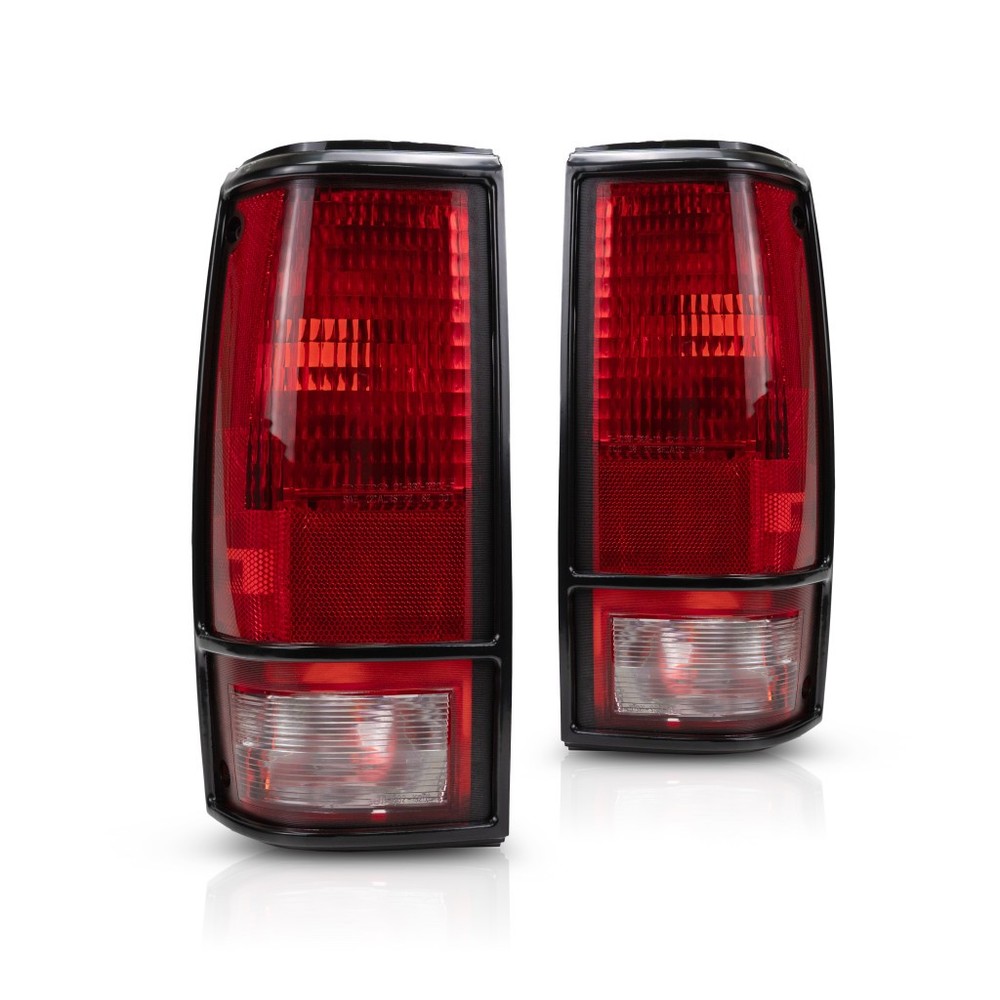 For Chevy S10 Blazer Tail Light 1983-1994 Pair Driver & Passenger Side Black