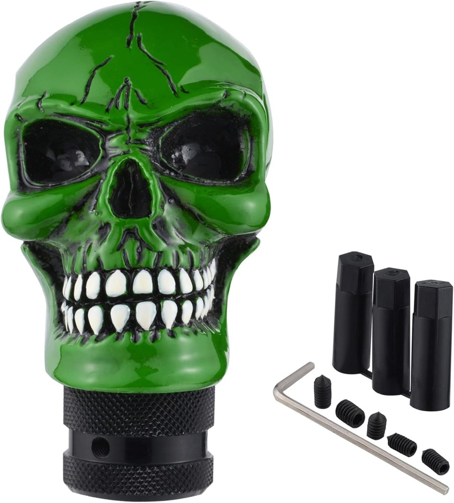 Shifter Knobs Devil Shift Knob Gear Stick Lever Grip Handle fit M Color: Green