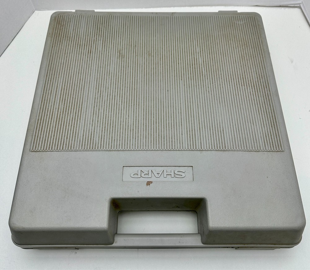 Sharp PA-3250 Electronic TypeWriter 12w Portable With Case Works