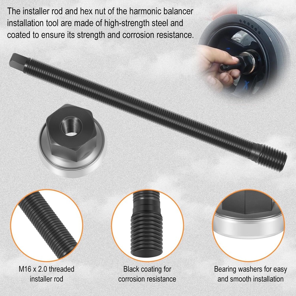 LS Harmonic Balancer Puller Installation Tool For For GM Gen III/Gen IV Engine