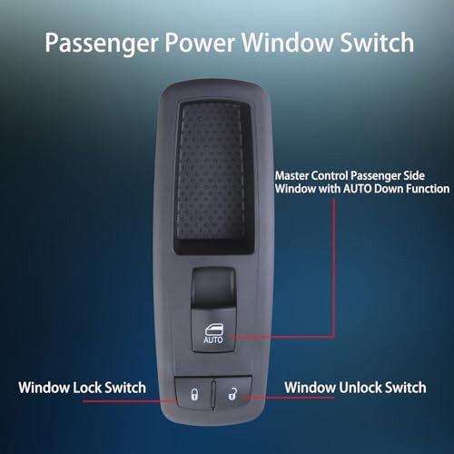 Passenger Power Window Switch Control Button Compatible with Dodge Durango