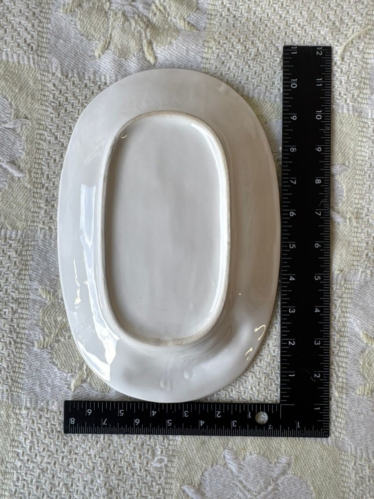 Ceramic Shrimp Dish, Unique Design, Good Condition
