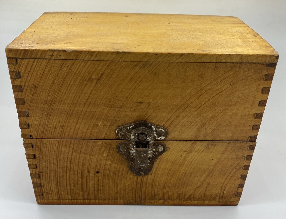 Vintage Co. Wooden Box, Water Testing Kit