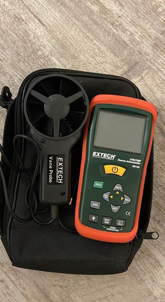 Extech AN100 Mini Thermo-Anemometer for CFM/CMM