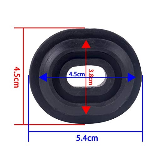 Upper & Lower Radiator Support Mount Rubber Set Compatible with VW Passat